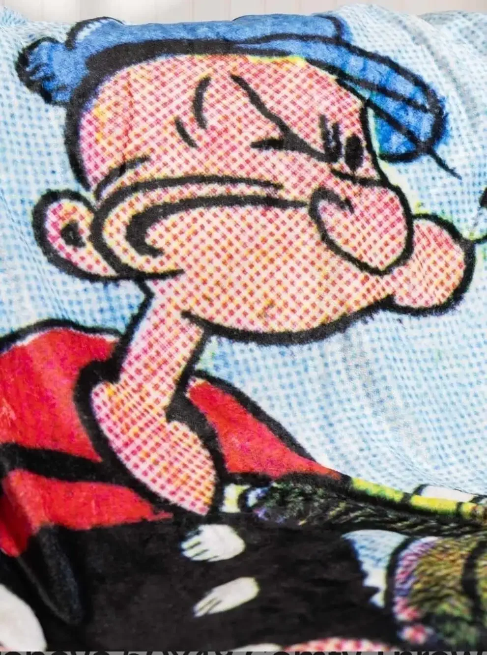 Popeye The Sailor 60x48 Comfy Throw Blanket Soft New Nwt Warm